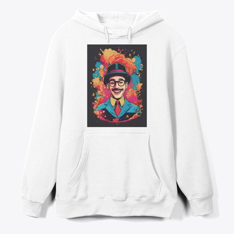 A gentleman laughing t-shirt design 