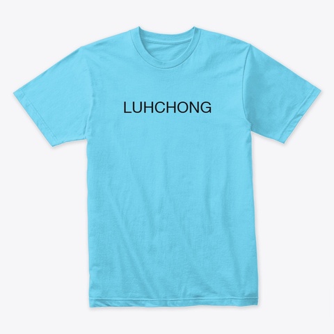 Luhchong Tahiti Blue Maglietta Front