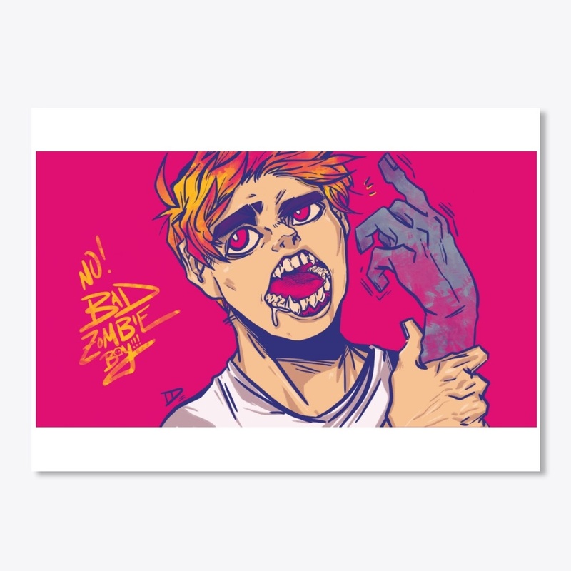 NO! BAD ZOMBIE BOY!