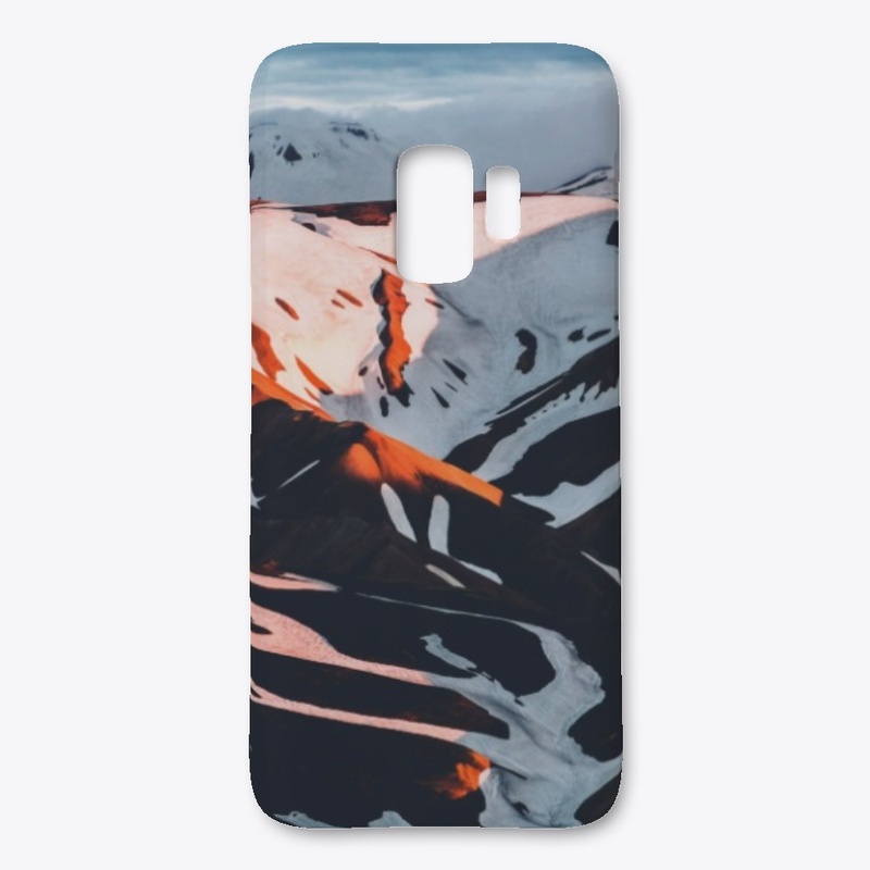 Iceland Snow Capped Mountain