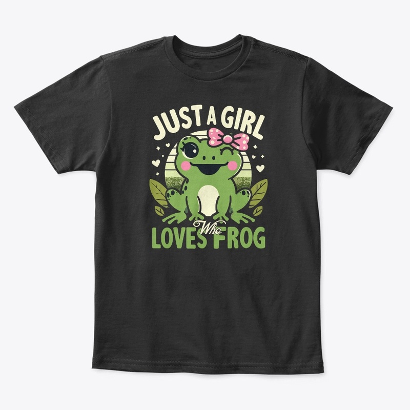 Girl Loves Frog T-Shirt