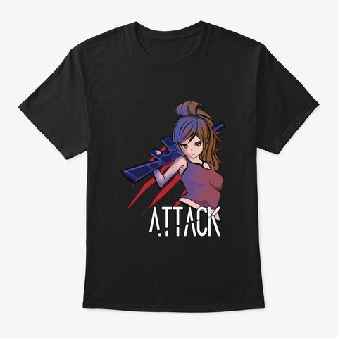 Rebel Black T-Shirt Front
