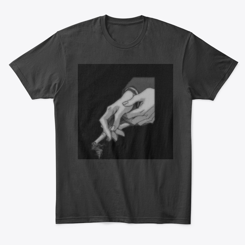 Cigarette graphics ti shirt 