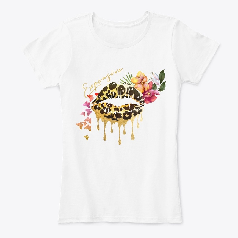 Liquid gold dripping lips, it's expensiv