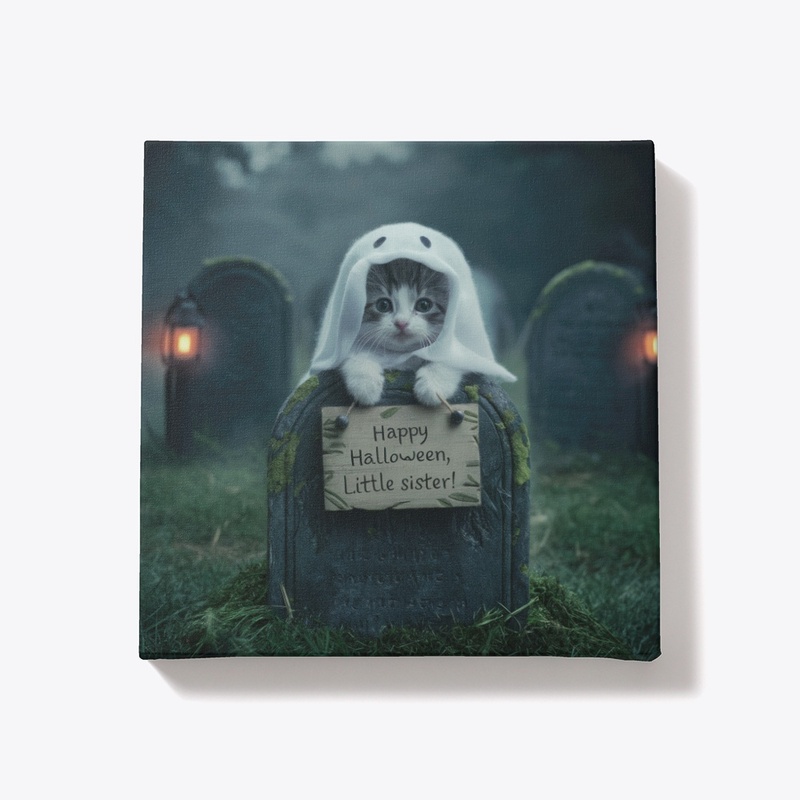 Cute Halloween Kitten Gift Idea