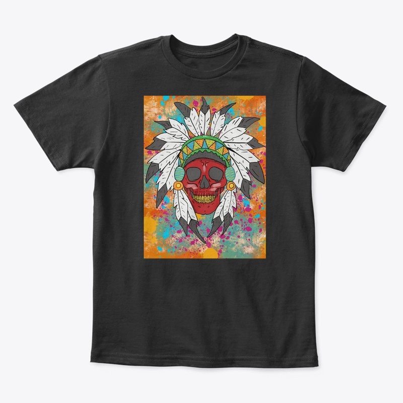 Cree Native Tribal Skull