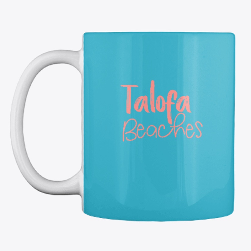 Talofa Beaches (Coral Lettering)