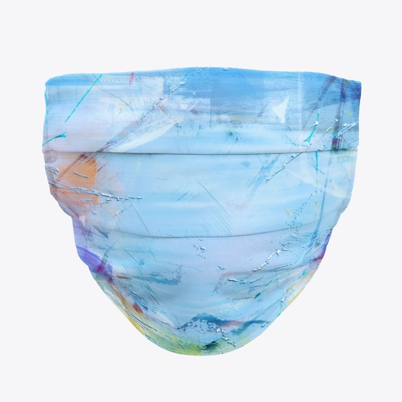 Abstract Aqua Blue
