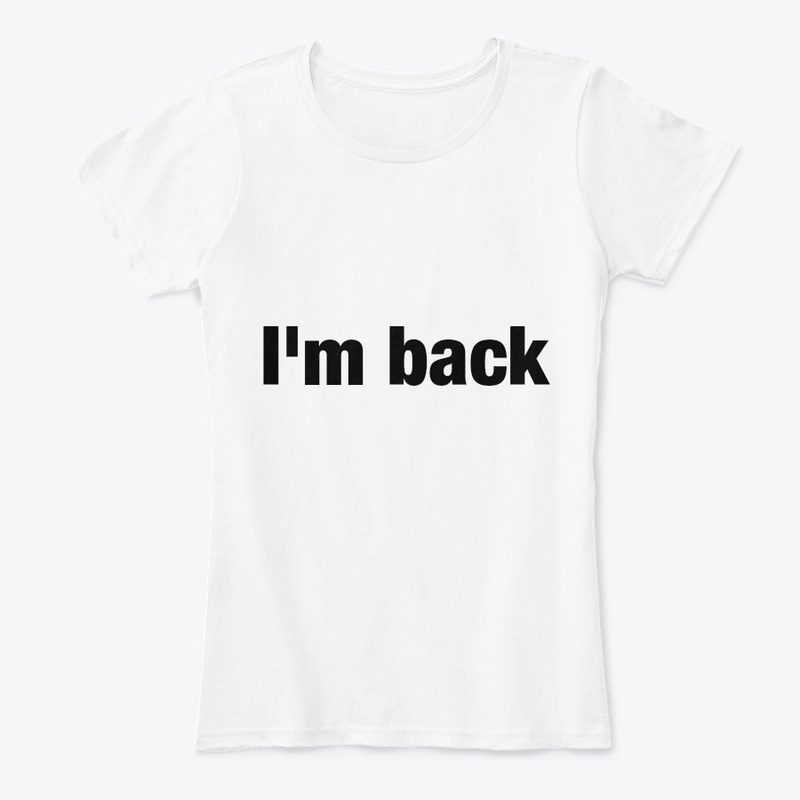 I'm back