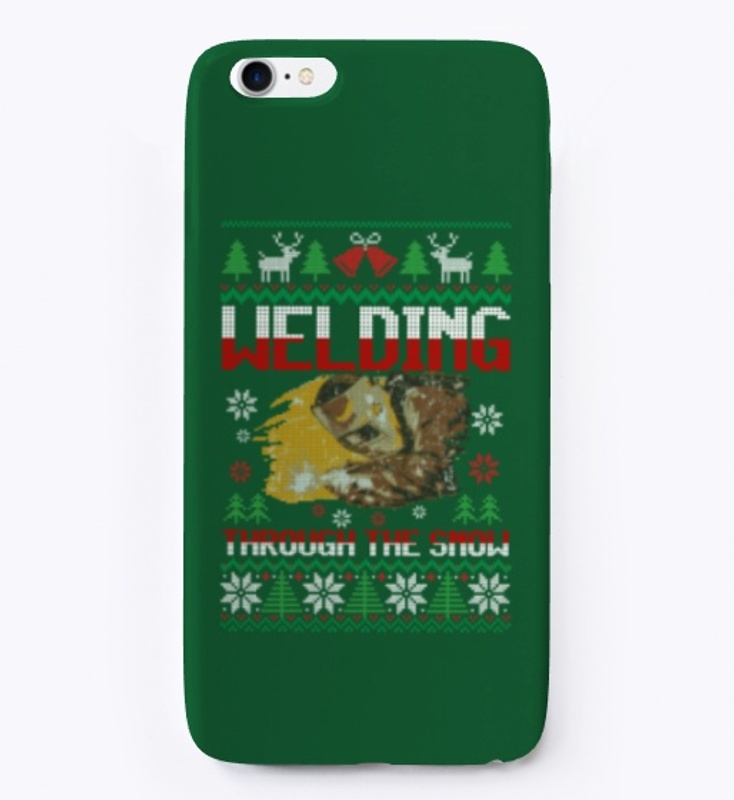 Welder Welding Through The Snow