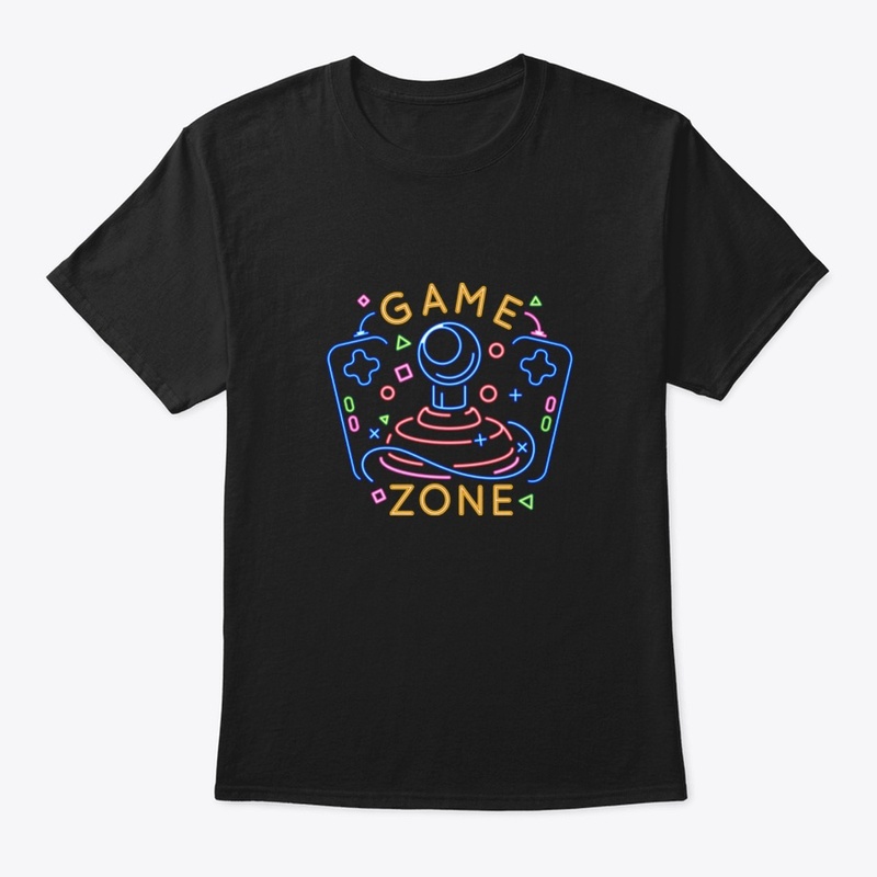 Logo joystick neon Game zone 