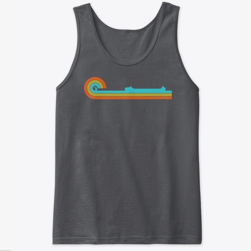 Michigan Retro Cargo Ship