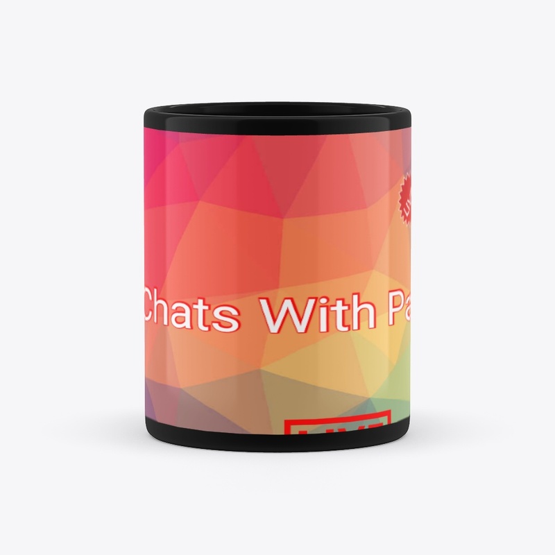 Live Chats With Packerdude Black Mug