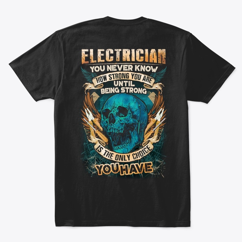 Electrician Being Strong Hoodie