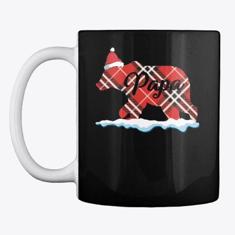 Bear Santa Pajama Waking Around Snow