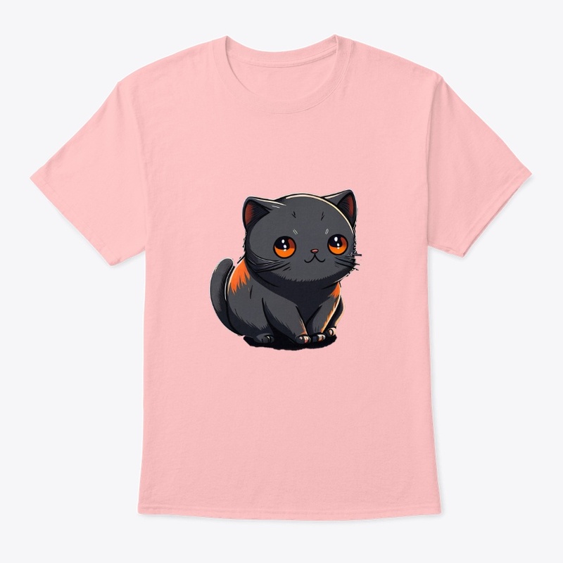 Anime Black chibi cat