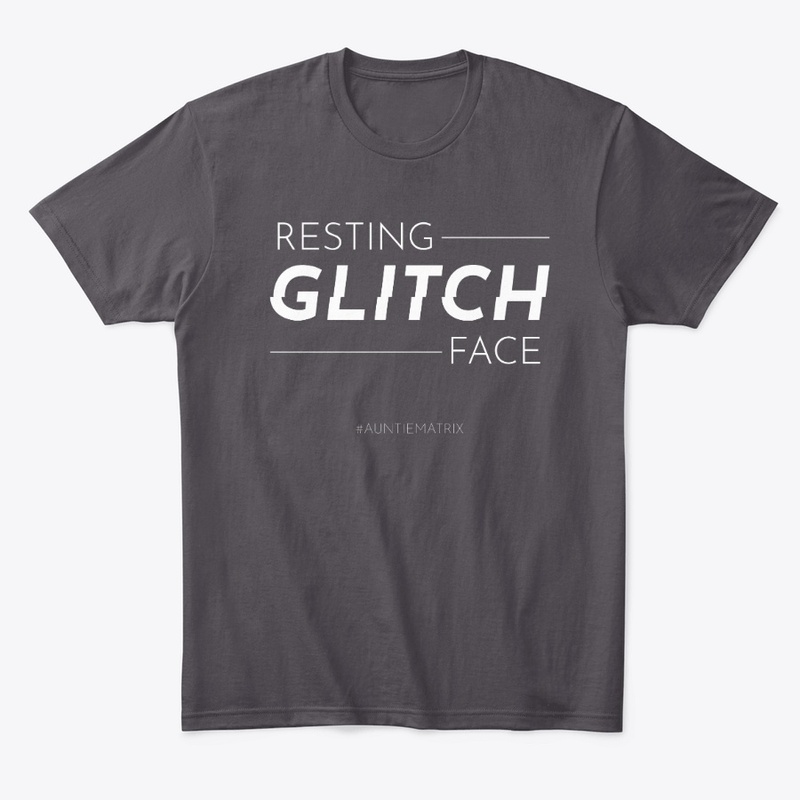 Resting Glitch Face - Text