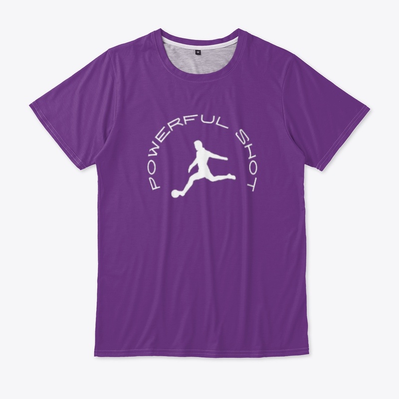 Soccer: Powerful Shot 3 White Logo