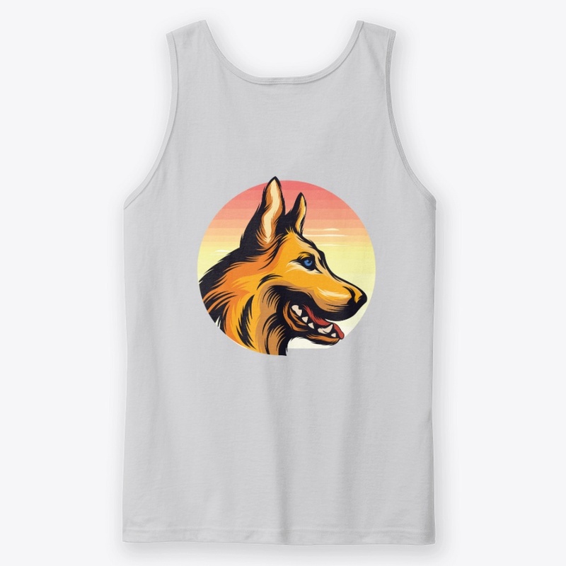 German Shephard dog head