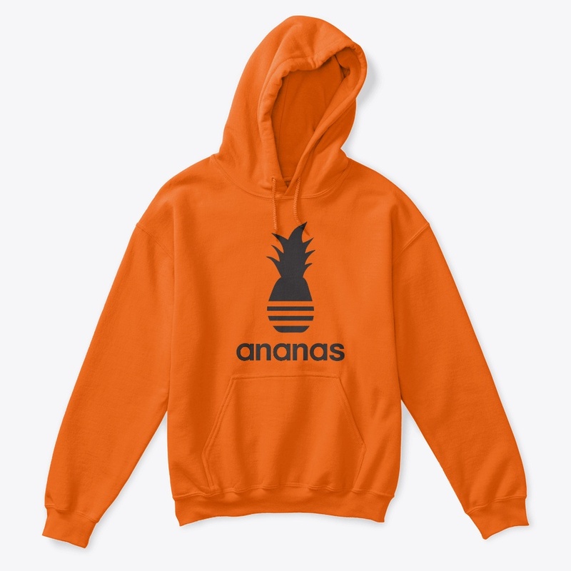 Ananas parody logo in black