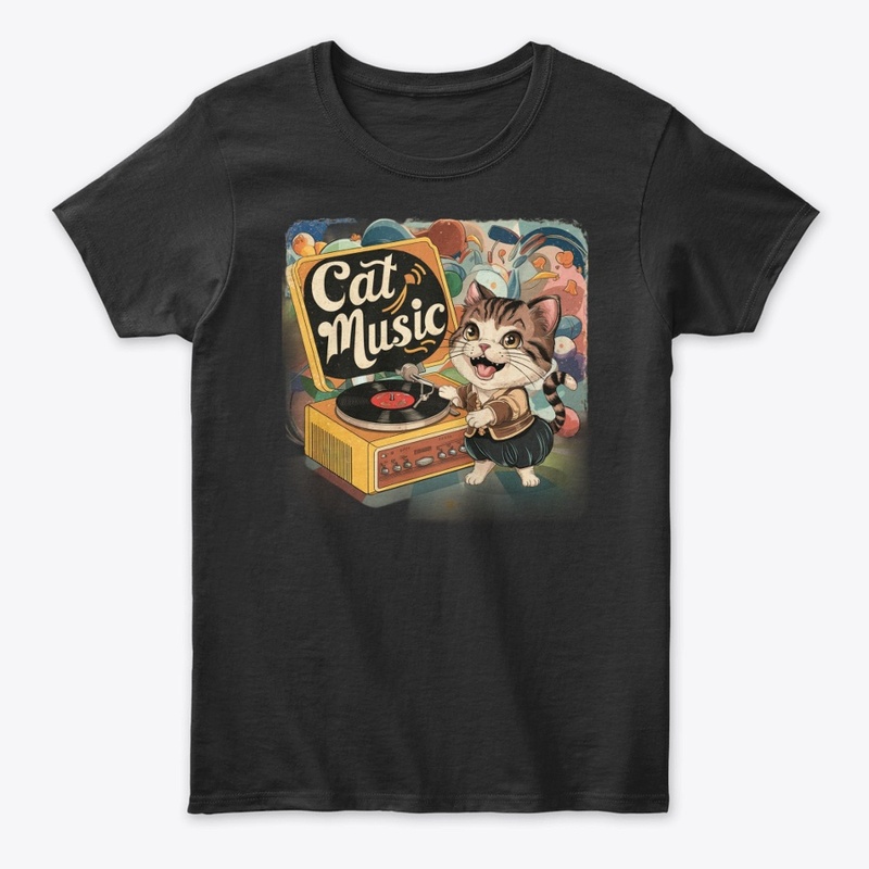 Cat vintage Music 