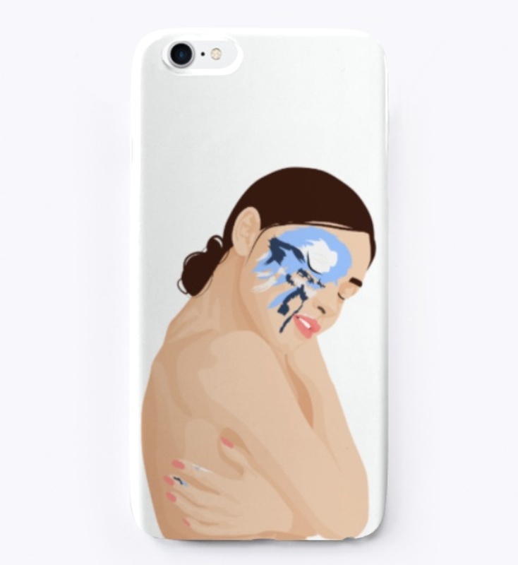 Face paint - blue