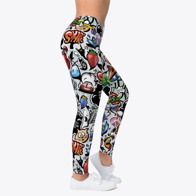 Unique Drippin' Graffiti Print