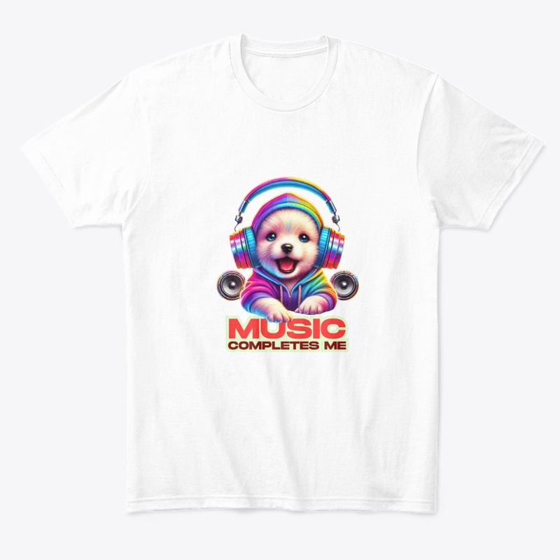 Music Completes Me - Neon Puppy Vibes