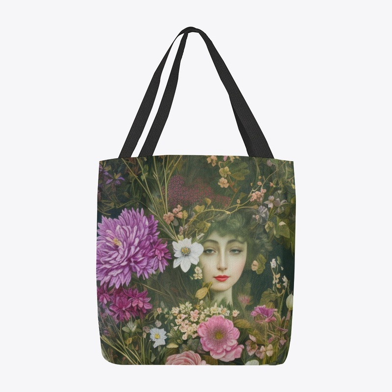 Enchanted Garden Vintage Botanical Fairy