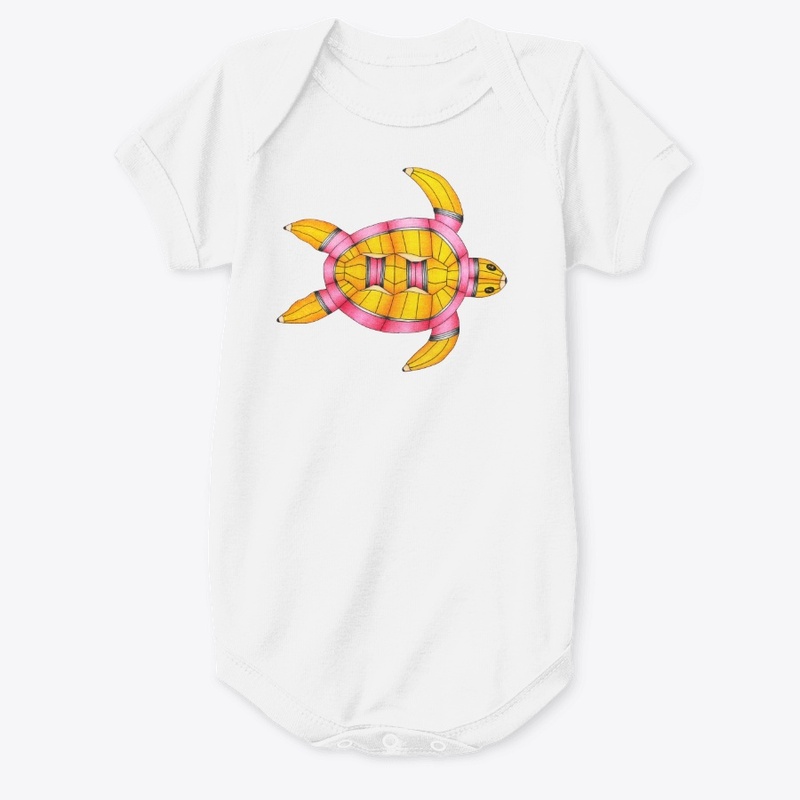 Pencil Sea Turtle