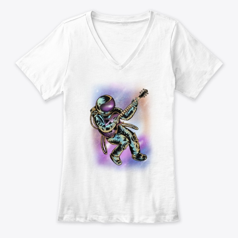 Astronaut Guitar Spaceman Design