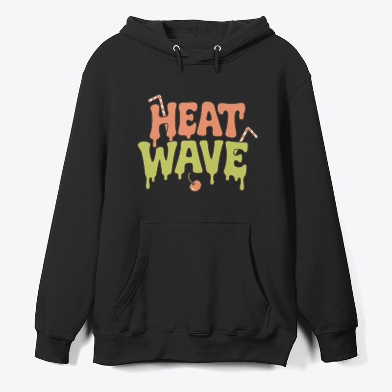 Drippy Retro "Heat Wave" Summer Graphic