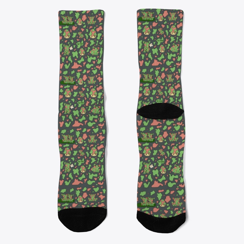 Epic Strawberry cow mushroom print