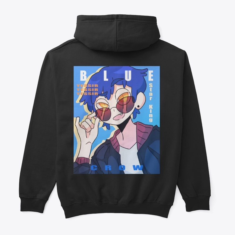 Blue Crow Hoodie