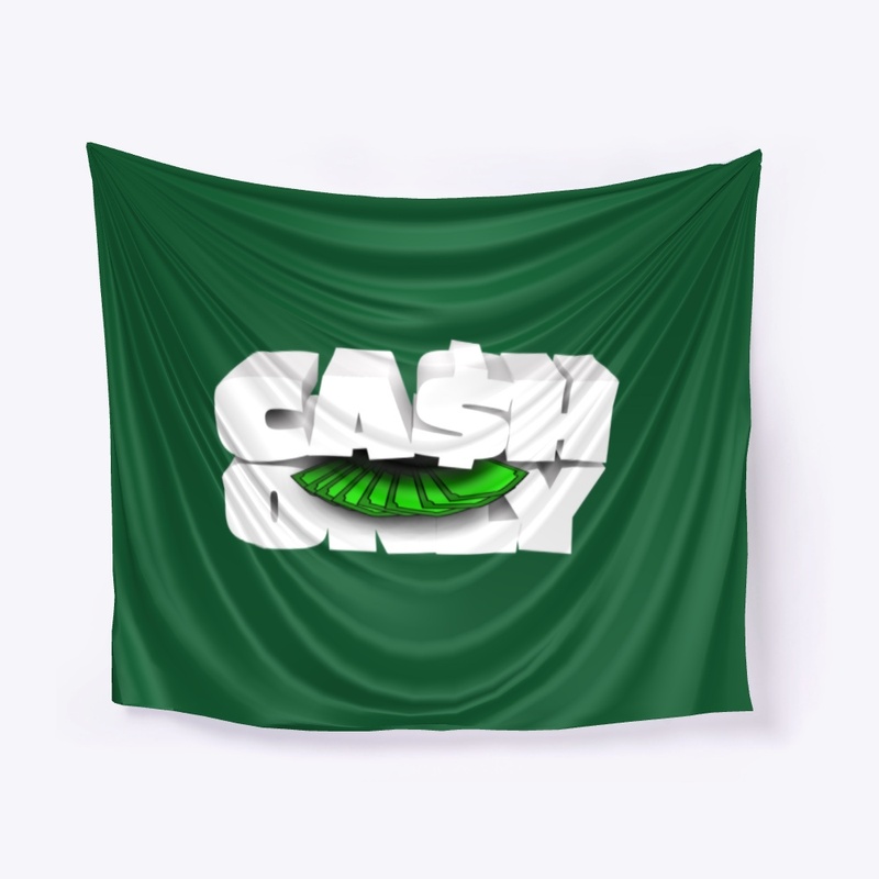 Ca$h Only Wall Sheet