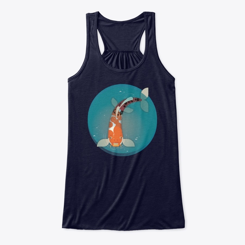 Swimming Koi Fish Bubble