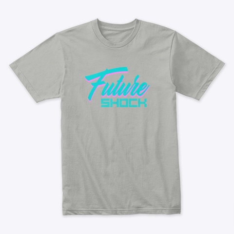 Future Shock Vice Logo T Light Grey Camiseta Front