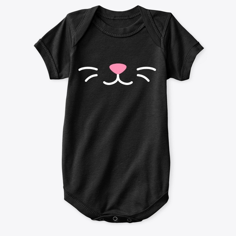 Cat lips face white