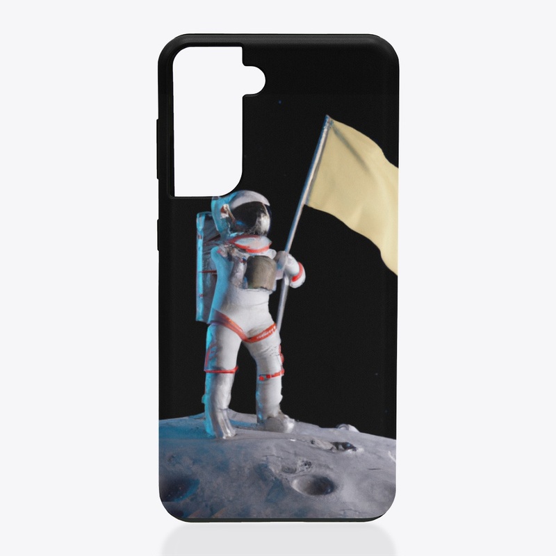Astronaut with Flag