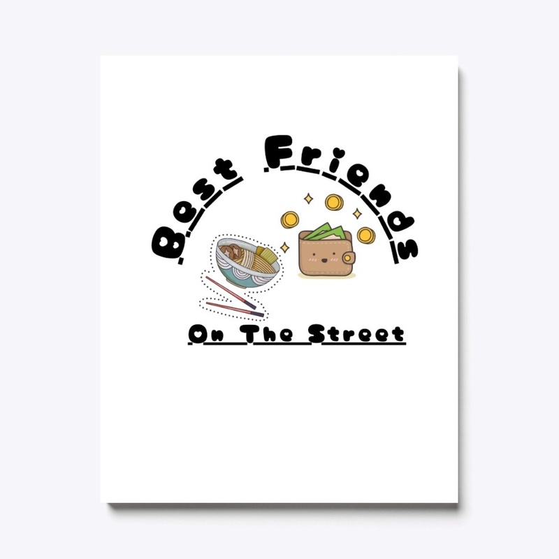 Best friends on the street