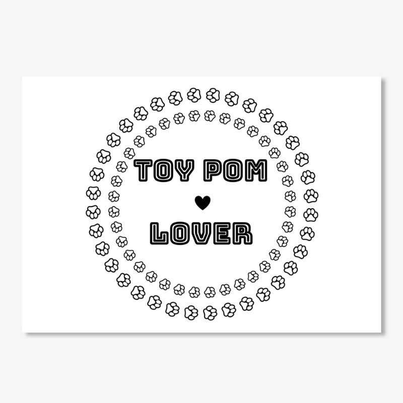 Toy Pom Lover with Paws