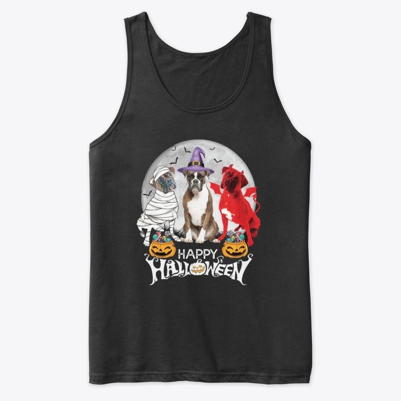 Happy Halloween - Three Boxer Dog Shirt