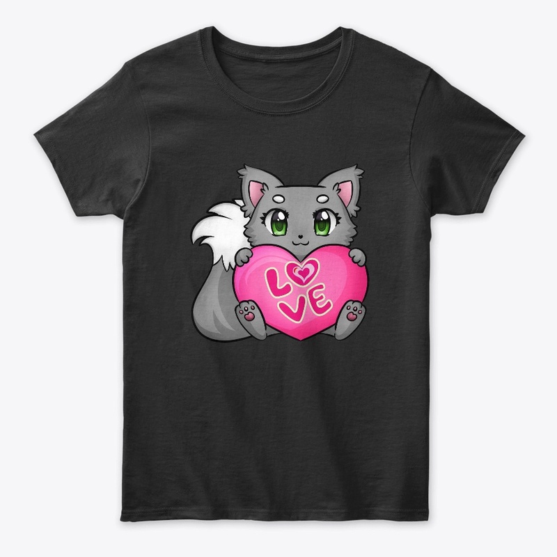 A PINK HEART KITTEN
