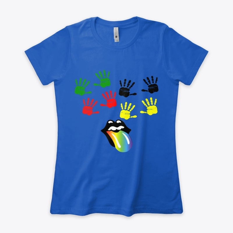 Unisex T-Shirts Hands Shape.