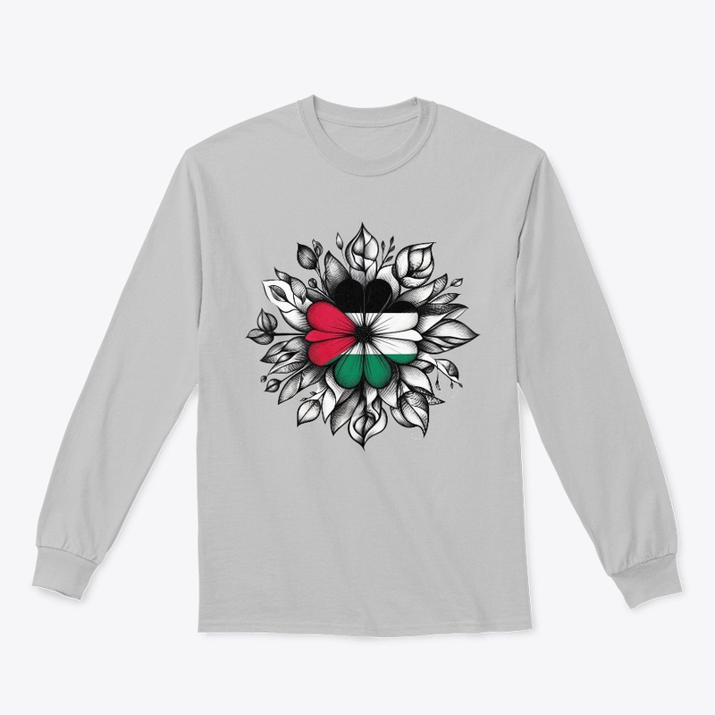 Pigeon Hold olive branch Palestine Flag