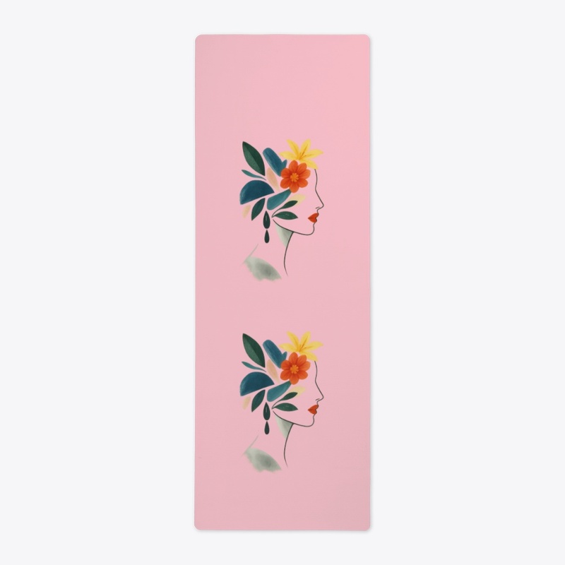 Blooming Silhouette – Art Collage
