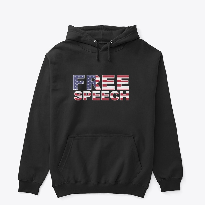 Free Speech USA Flag T-Shirt
