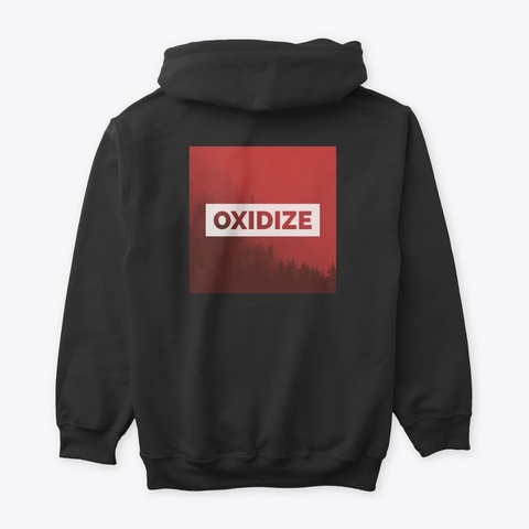 Oxidize Brand Launch Black T-Shirt Back