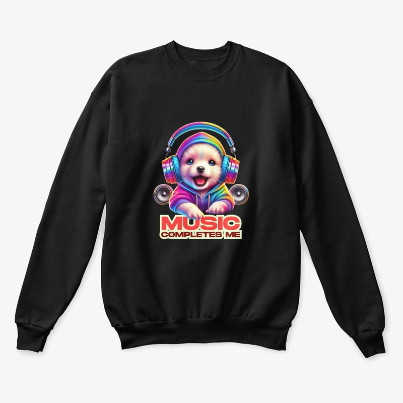 Music Completes Me - Neon Puppy Vibes