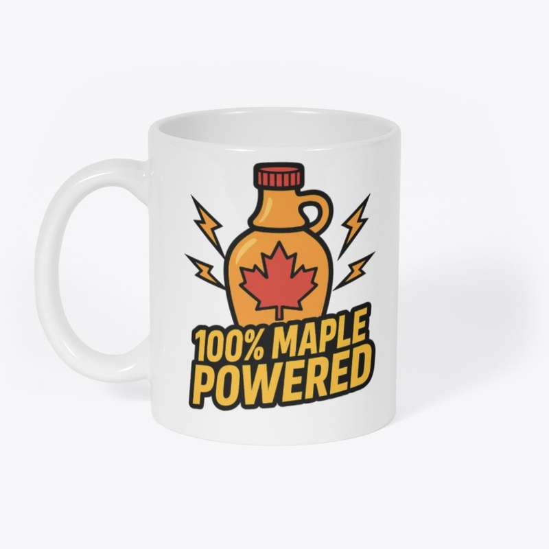 100% Maple Powered" Canadian Syrup 